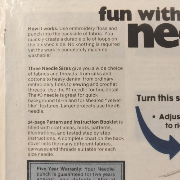 Needle Punch Tool Set For Embroidery Crafts - Picture 5 of 6